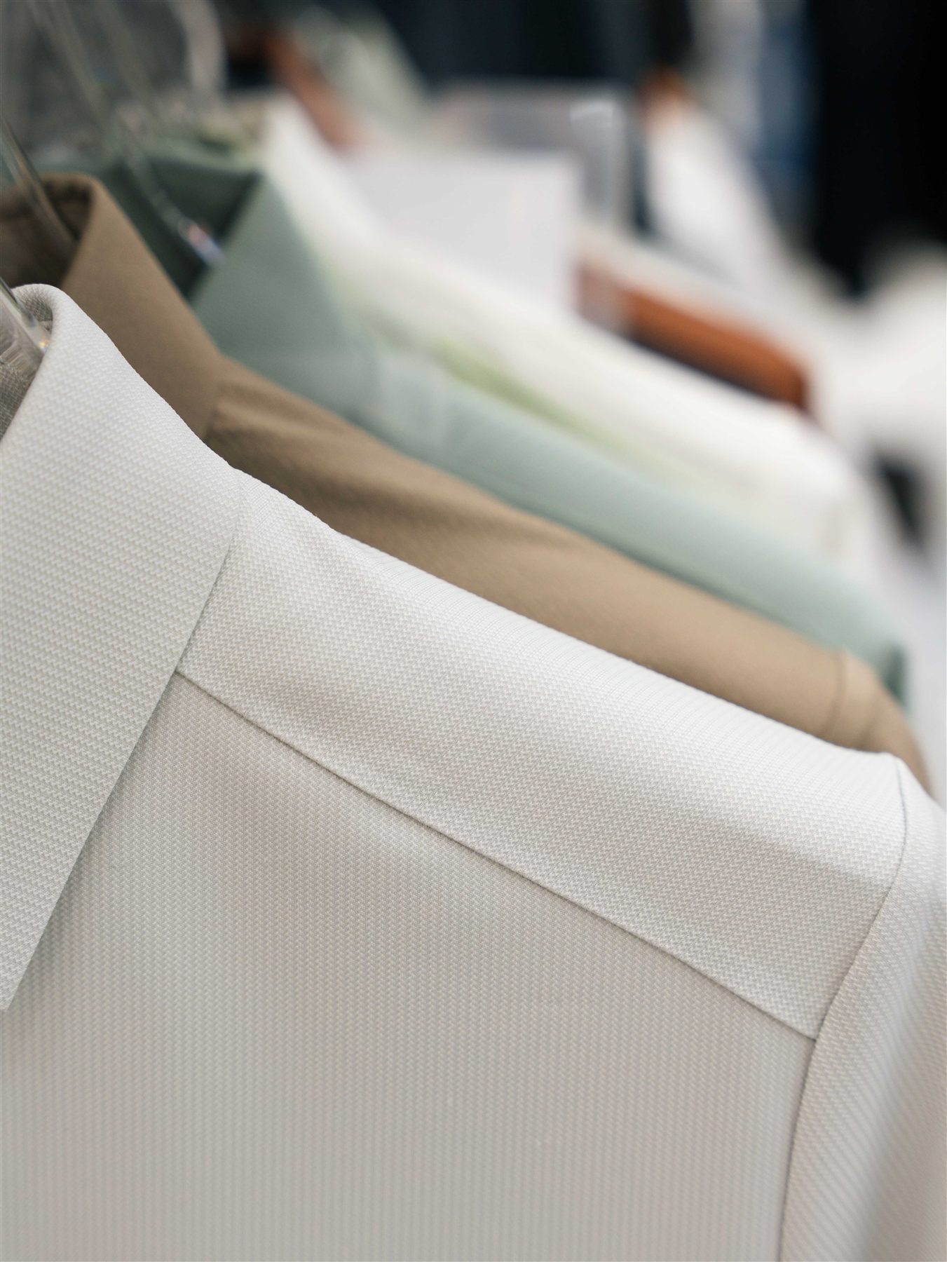 Premium knitted fabric detail
